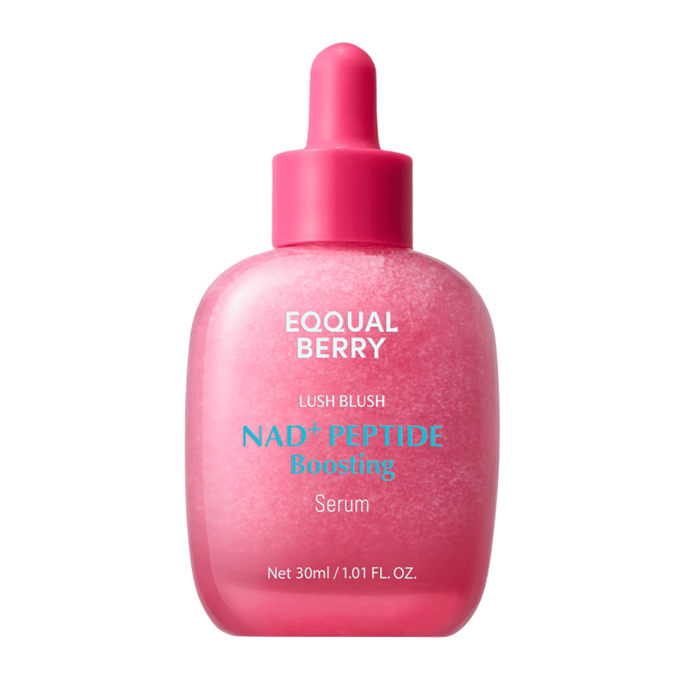 EqualBerry Lush Blush NAD+ Peptide Boosting Serum 30 ml – sérum anti-idade com NAD+ e peptídeos para firmeza e brilho