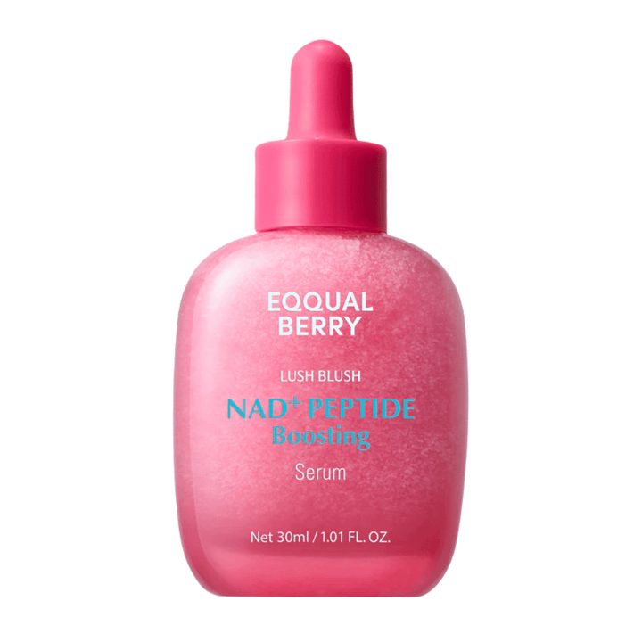 EqualBerry Lush Blush NAD+ Peptide Boosting Serum 30 ml – sérum anti-idade com NAD+ e peptídeos para firmeza e brilho