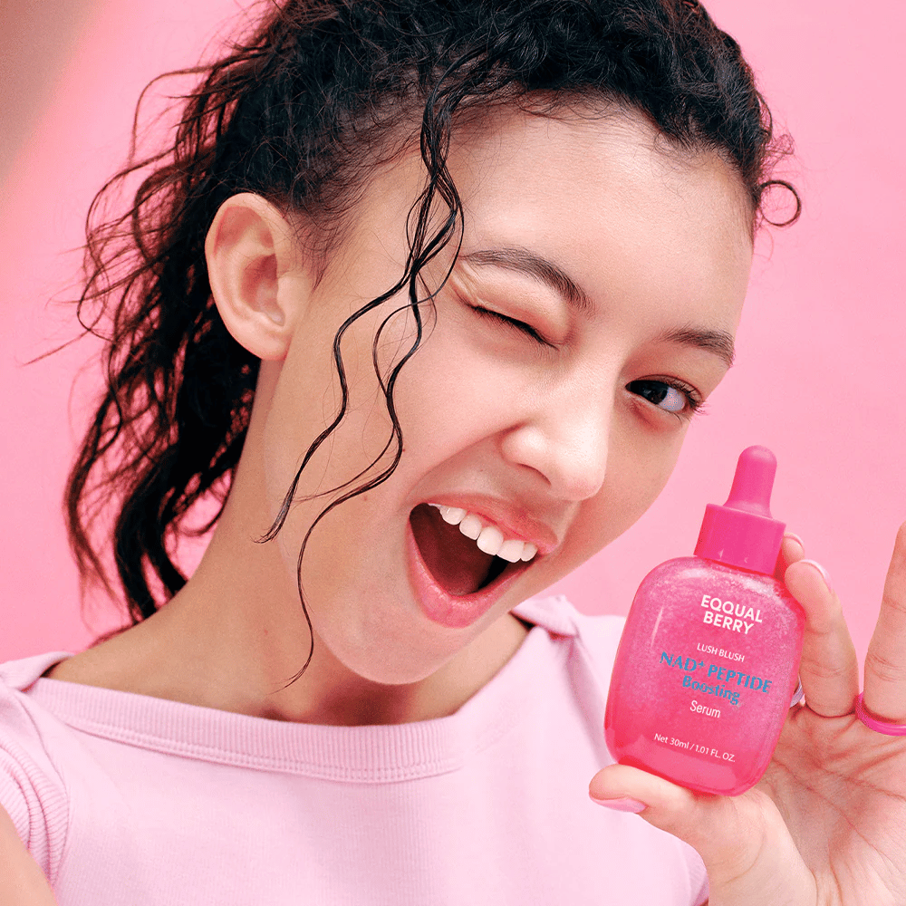 EqualBerry NAD+ Peptide Boosting Serum – sérum peptídico iluminador 30 ml que melhora a elasticidade e o brilho da pele