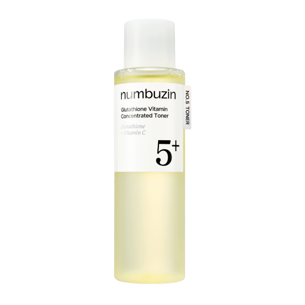 Numbuzin No.5+ Glutathione Vitamin Boosting Essential Toner para um tom de pele mais uniforme e maior luminosidade