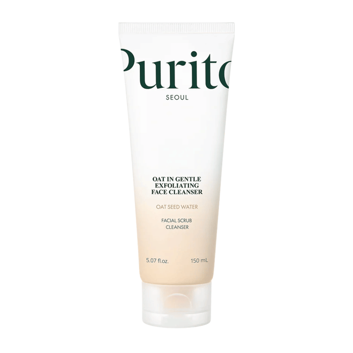 Purito SEOUL Oat In Gentle Exfoliating Face Cleanser – esfoliante facial scrub cleanser com aveia para pele macia e clara