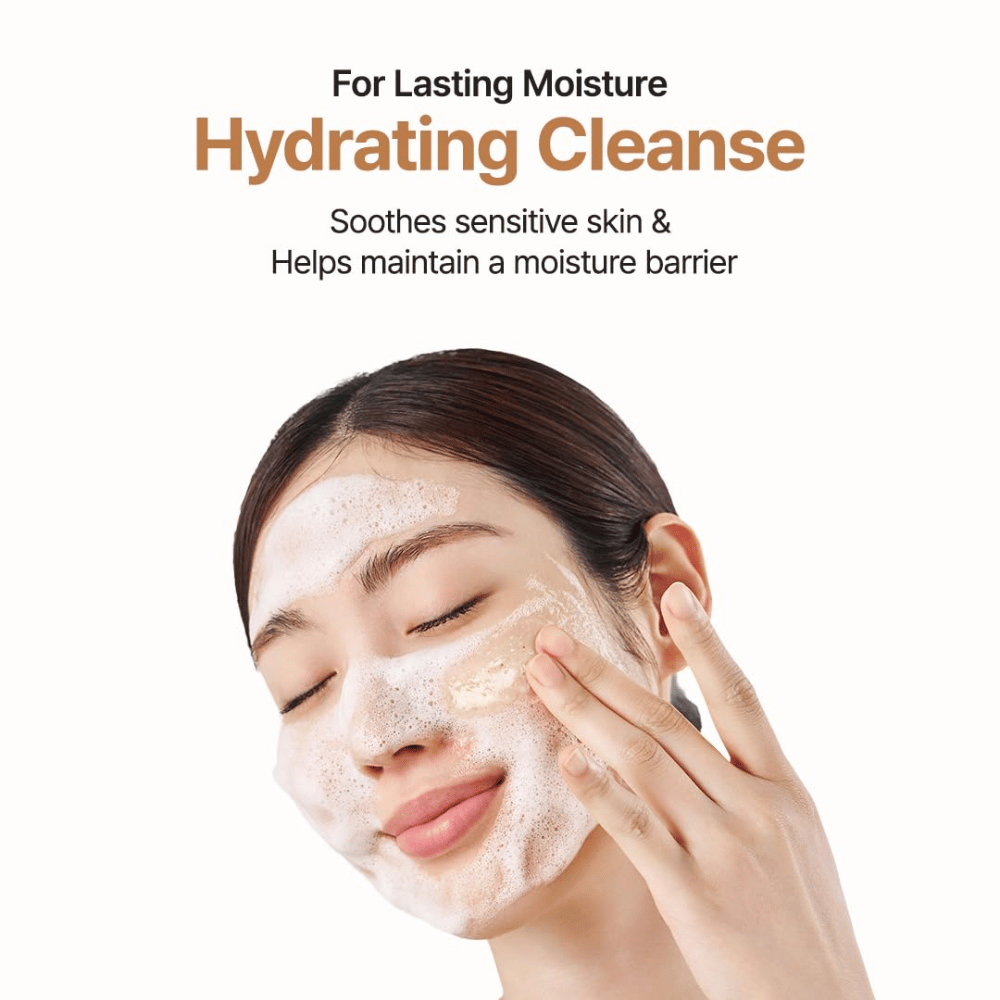 Purito Oat In Gentle Exfoliating Face Cleanser – limpeza calmante e hidratante com aveia para pele sensível e seca