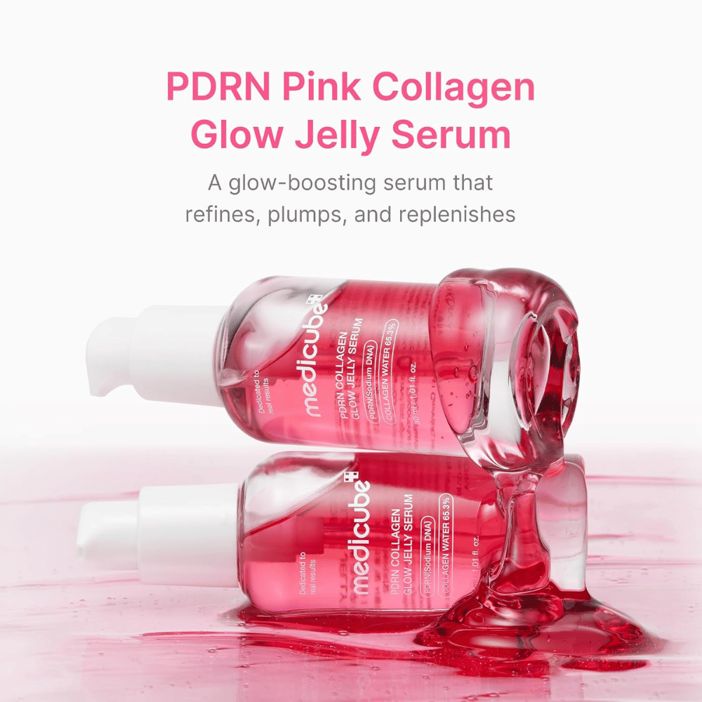 Medicube PDRN Collagen Glow Jelly Serum para pele hidratada, mais preenchida, com brilho natural e elasticidade