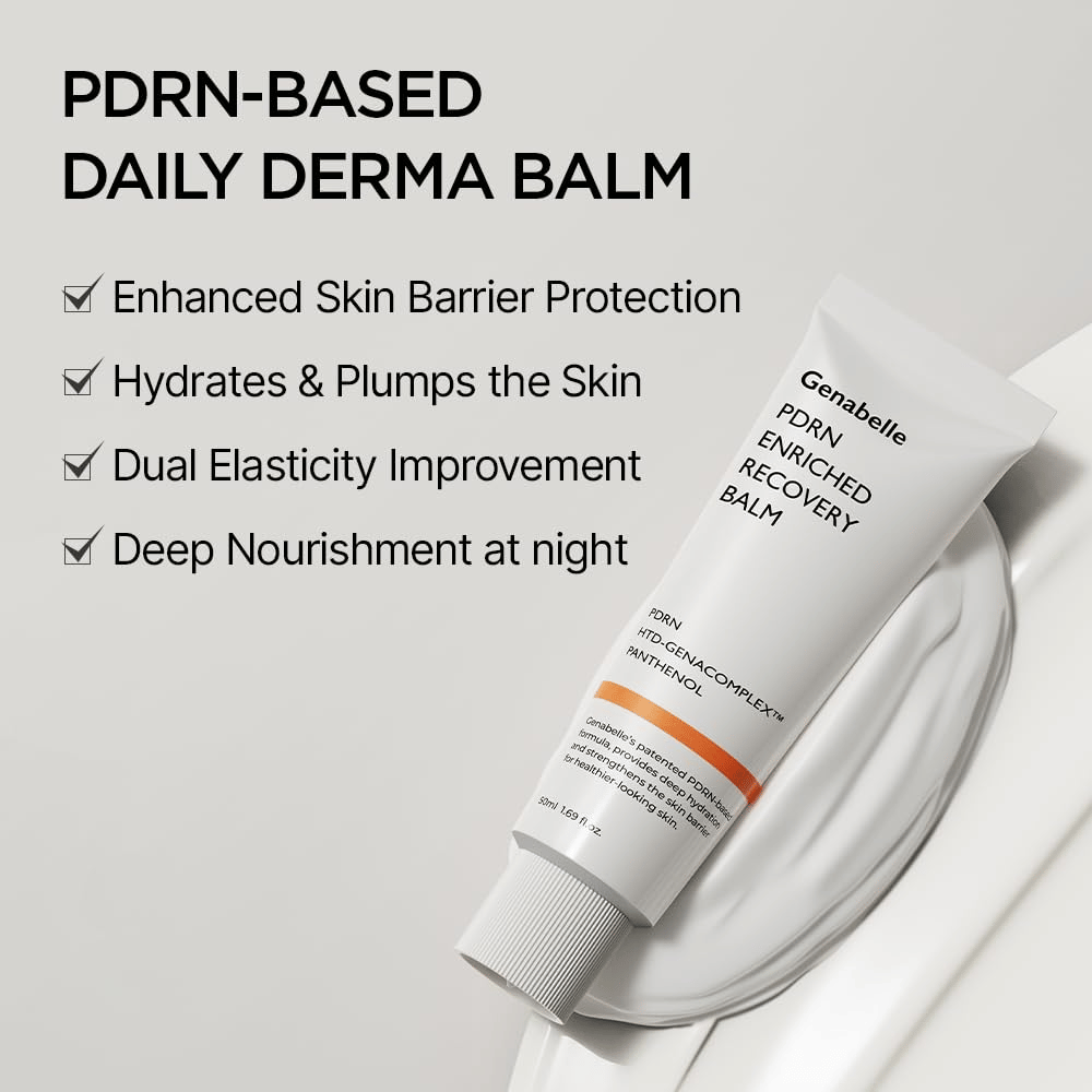 Genabelle PDRN Enriched Recovery Balm para hidratação, pele mais firme e reforço da barreira cutânea