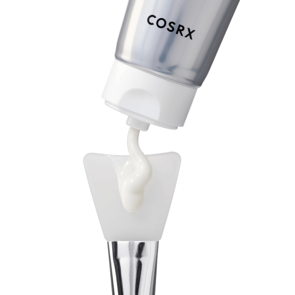 COSRX PDRN EXOSOME Skinplaning Glaze Mask com textura cremosa que dá luminosidade, hidrata a pele e melhora a textura da pele.
