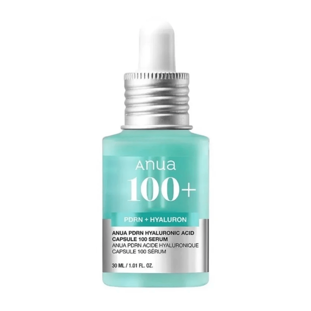 Anua PDRN Hyaluronic Acid Capsule 100 Serum hidrata profundamente e fortalece a elasticidade da pele com a ajuda de PDRN e ácido hialurônico. Perfeito para dar à pele uma aparência fresca e jovem. Adequado para todos os tipos de pele!