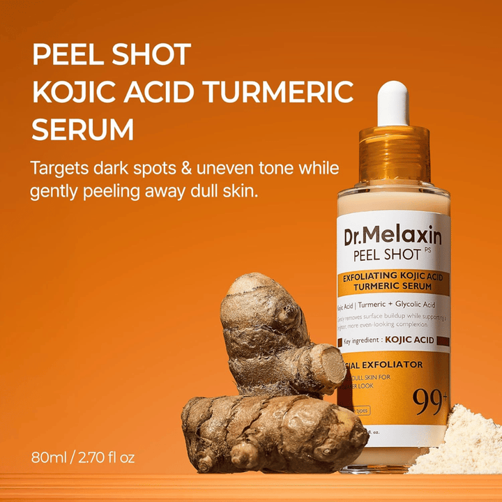Dr Melaxin Peel Shot sérum com niacinamida que fortalece a barreira cutânea e proporciona um tom de pele mais uniforme e luminoso