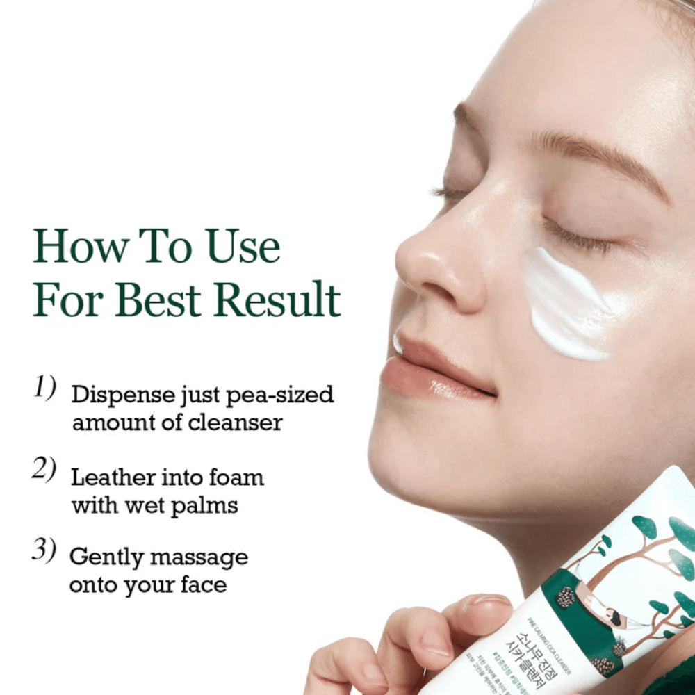 ROUND LAB Pine Calming Cica Cleanser – como usar o produto de limpeza para melhores resultados