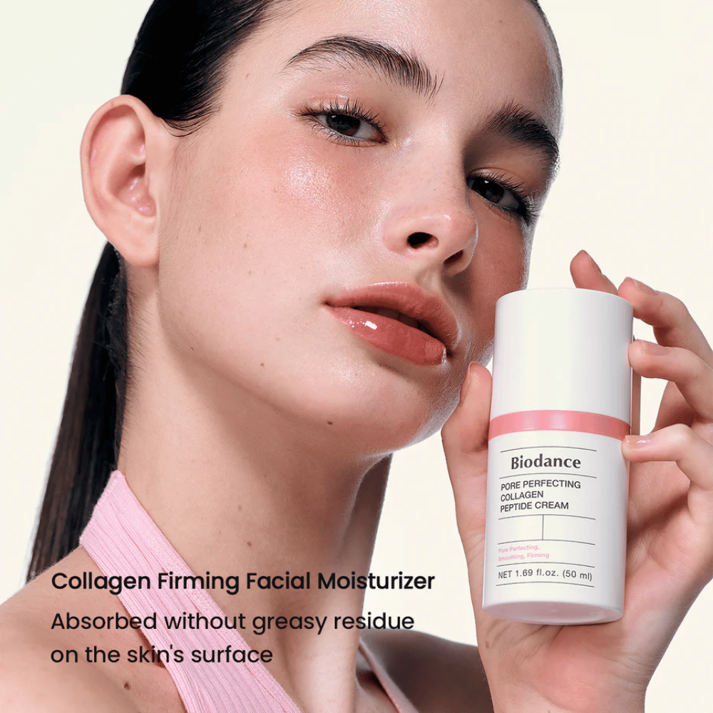 Biodance Pore Perfecting Collagen Peptide Cream 50 ml – hidratante reafirmante com colágeno que é absorvido sem acabamento pegajoso