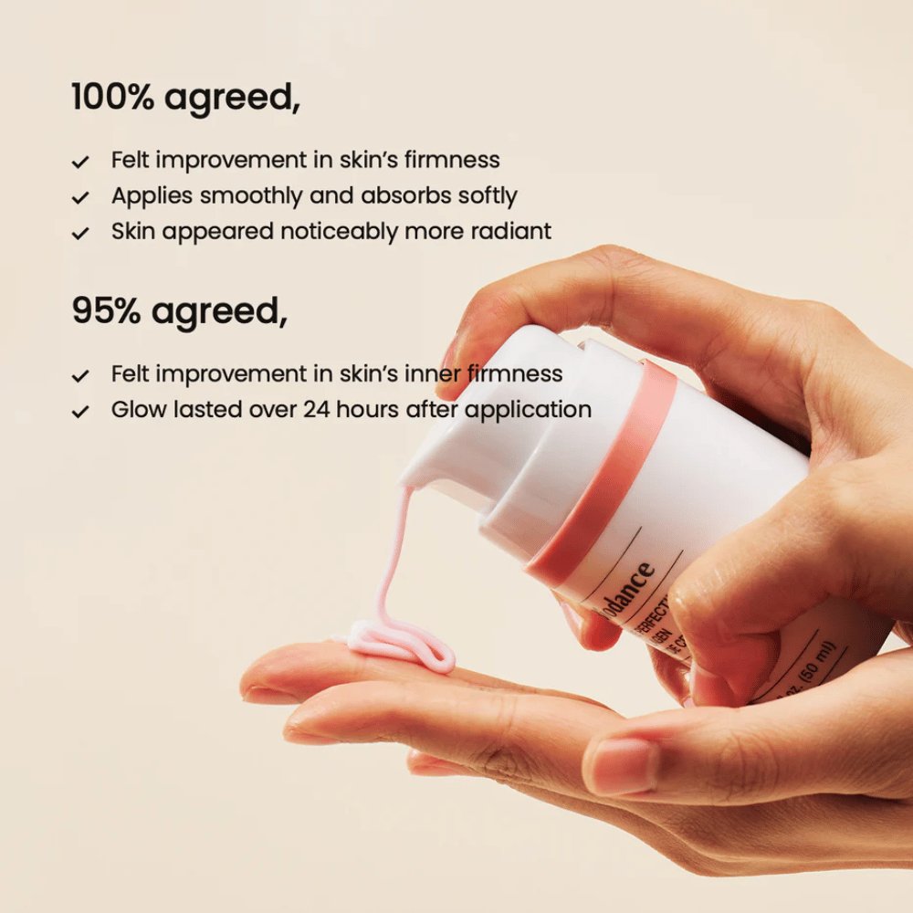 Biodance Pore Perfecting Collagen Peptide Cream textura e função de bomba – creme de colágeno com peptídeos clinicamente testado para pele mais firme e brilho duradouro