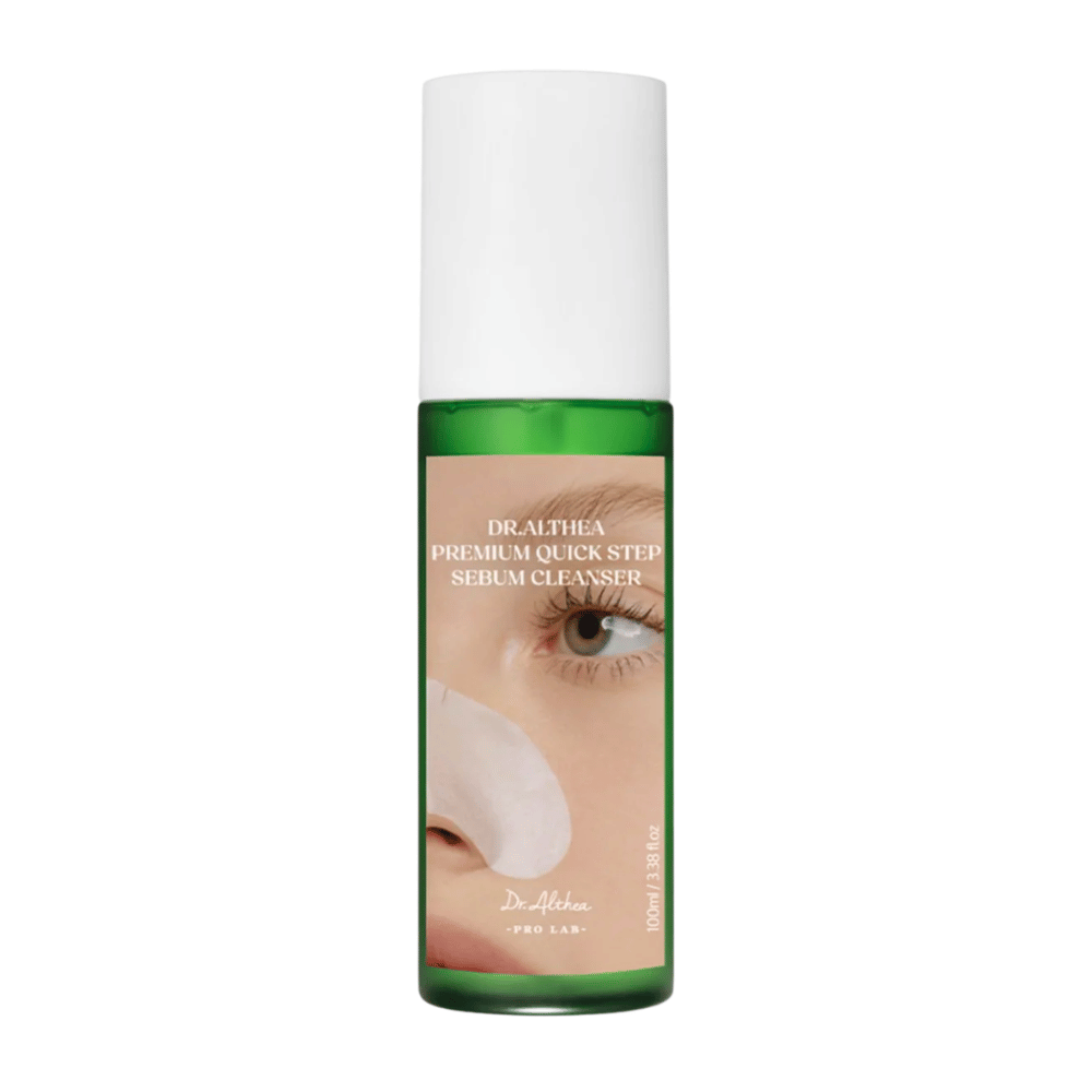 Dr. Althea Premium Quick Step Sebum Cleanser – limpeza facial que remove efetivamente o sebo, cravos e impurezas sem ressecar a pele.