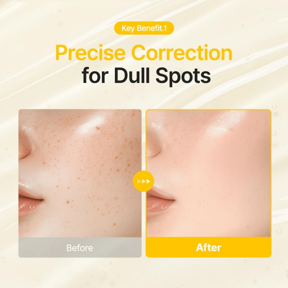 Purito SEOUL Pure Vitamin C Serum ajuda a melhorar a visibilidade de manchas de pigmentação e do tom de pele irregular para uma aparência mais uniforme.