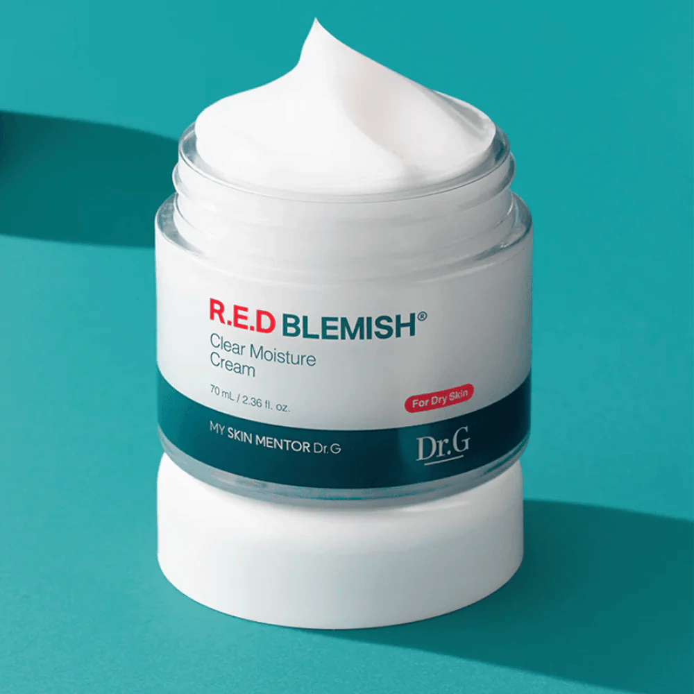 Dr.G R.E.D Blemish Clear Moisture Cream – creme hidratante rico desenvolvido para pele seca e desidratada.