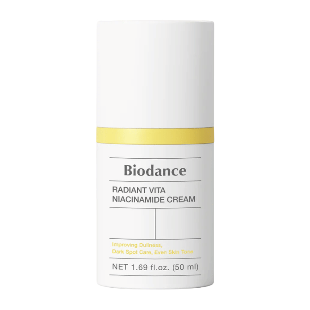 Biodance Pore Perfecting Collagen Peptide Cream 50 ml imagem do produto embalagem branca com detalhe rosa