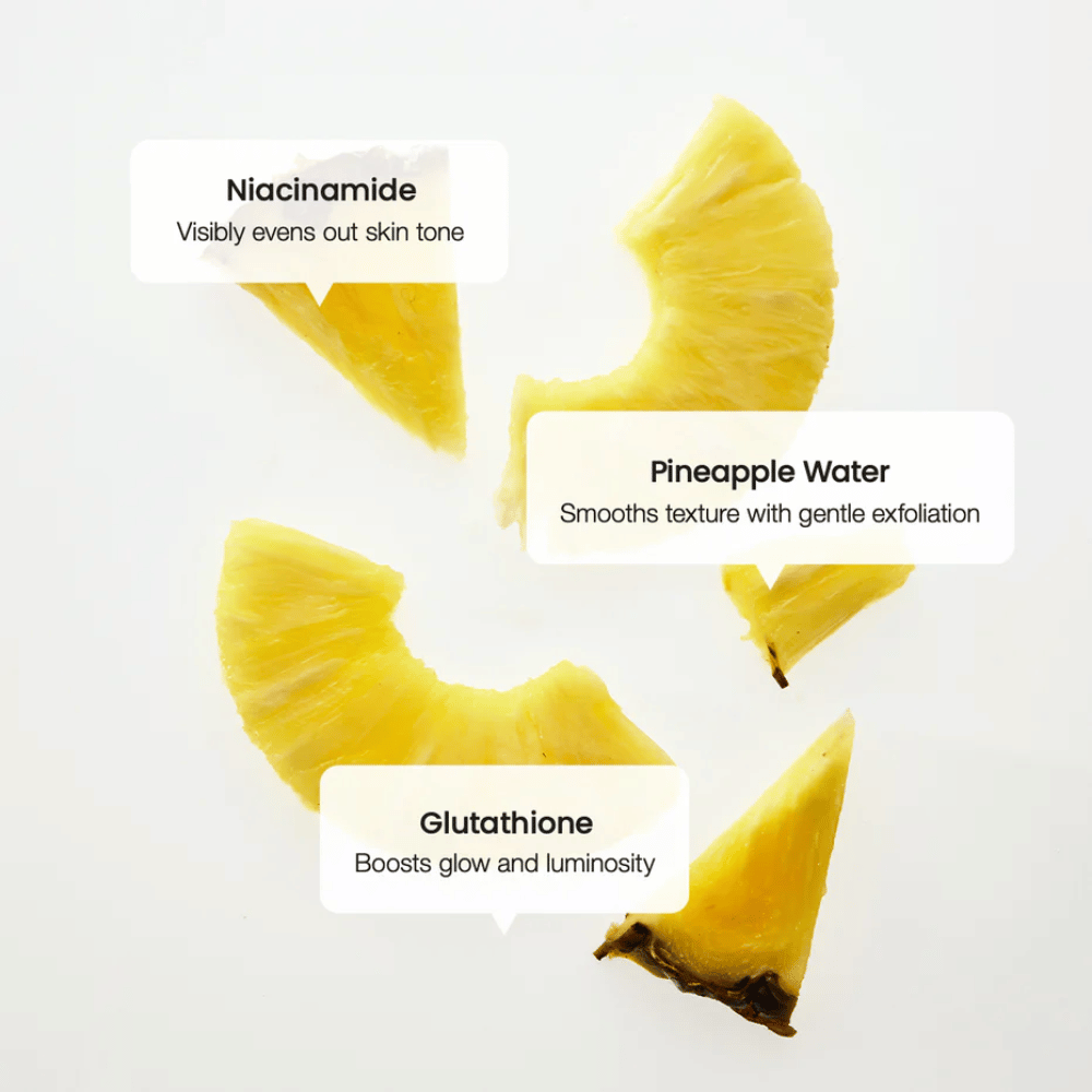Biodance Radiant Vita Niacinamide Cream ingredientes – niacinamida, água de abacaxi e glutationa para tom de pele uniforme e brilho aumentado
