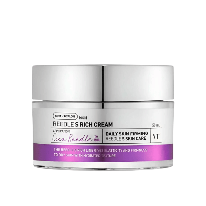 VT Cosmetics Reedle Shot Lifting Cream 50 ml com péptidos e ácido hialurónico que fortalecem a barreira cutânea e proporcionam uma pele mais firme e suave.