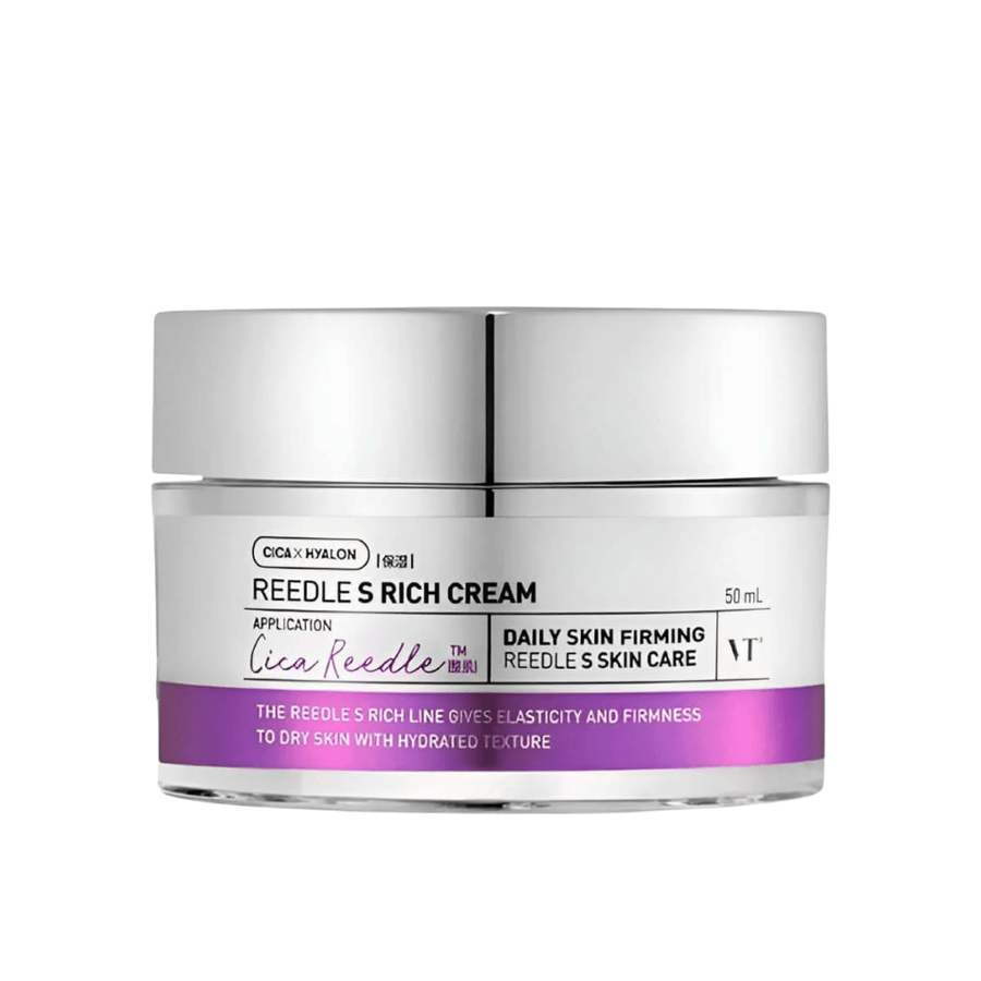 VT Cosmetics Reedle Shot Lifting Cream 50 ml com péptidos e ácido hialurónico que fortalecem a barreira cutânea e proporcionam uma pele mais firme e suave.