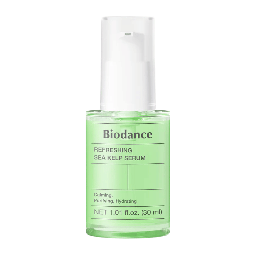Biodance Refreshing Sea Kelp Serum 30 ml – sérum facial calmante e controlador de sebo.