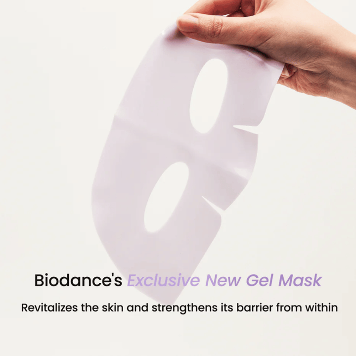 Embalagem de Biodance Rejuvenating Caviar PDRN Real Deep Mask com foco em anti-idade, renovação da pele e radiância