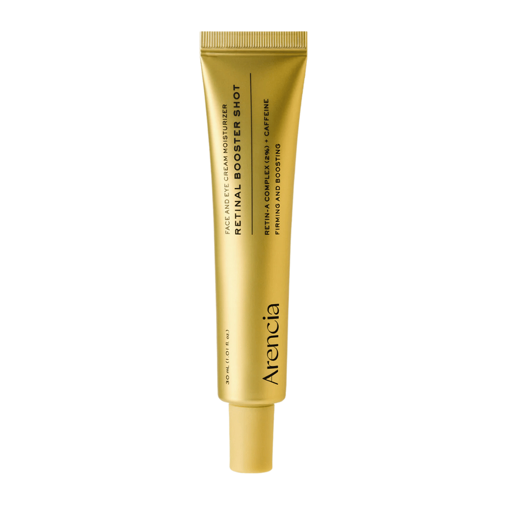 Arencia Retinal Booster Shot em tubo, sérum retinal coreano com Retin-A Complex para refinamento dos poros, pele mais firme e efeito anti-envelhecimento.