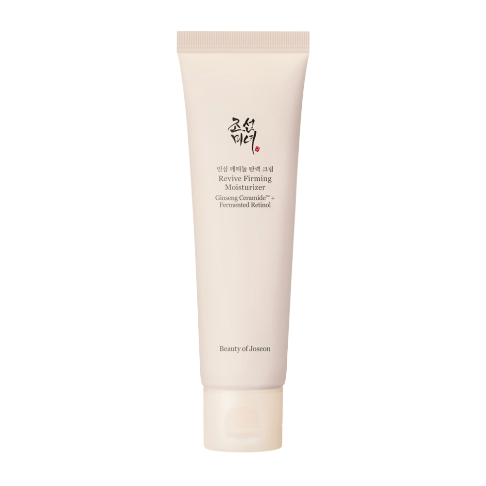 Imagem – produto recortado (mais importante)
Beauty of Joseon Revive Firming Moisturizer – creme facial com ginseng e retinol que hidrata, fortalece a pele e combate os sinais de envelhecimento.