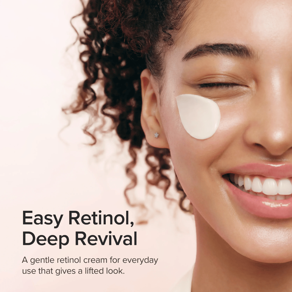 Imagem – lifestyle / resultado
Beauty of Joseon Revive Firming Moisturizer que proporciona uma pele mais firme, reduz as linhas finas e confere um aspeto mais uniforme e jovem.