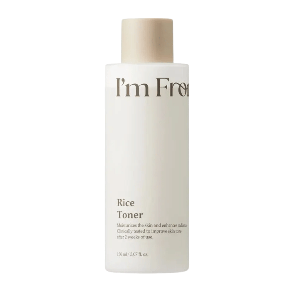 I'm From Rice Toner tónico facial hidratante de 150 ml com 77,78 % de extrato de arroz para luminosidade