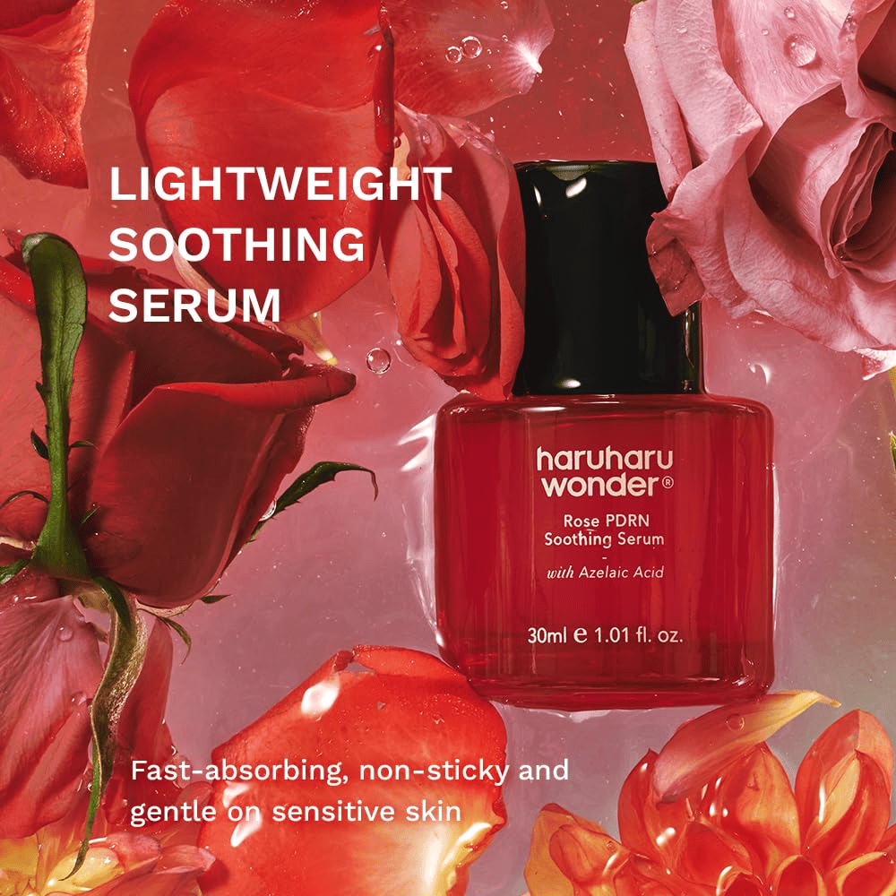 Haruharu Wonder Rose PDRN Soothing Serum – sérum leve e calmante para pele sensível