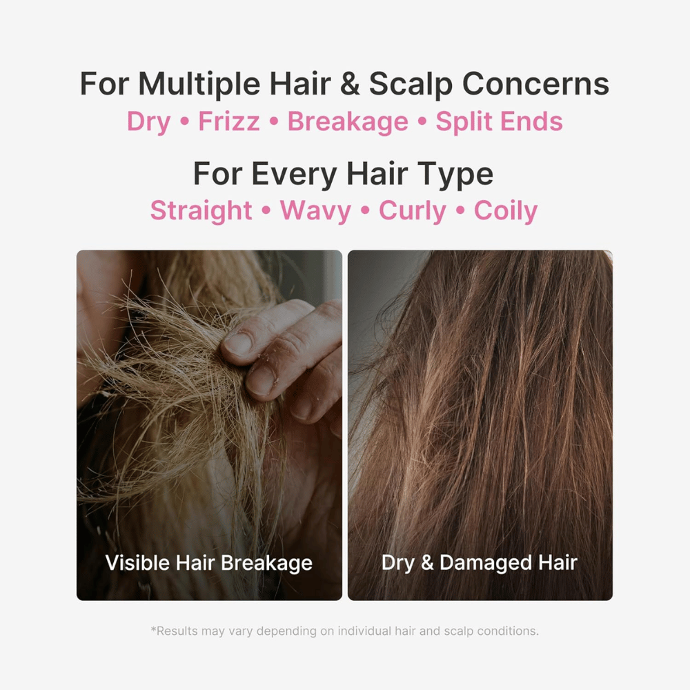 Medicube Rosemary PDRN Hair & Scalp Conditioner que ajuda a reduzir a quebra do cabelo e proporciona um cabelo mais macio e mais volumoso