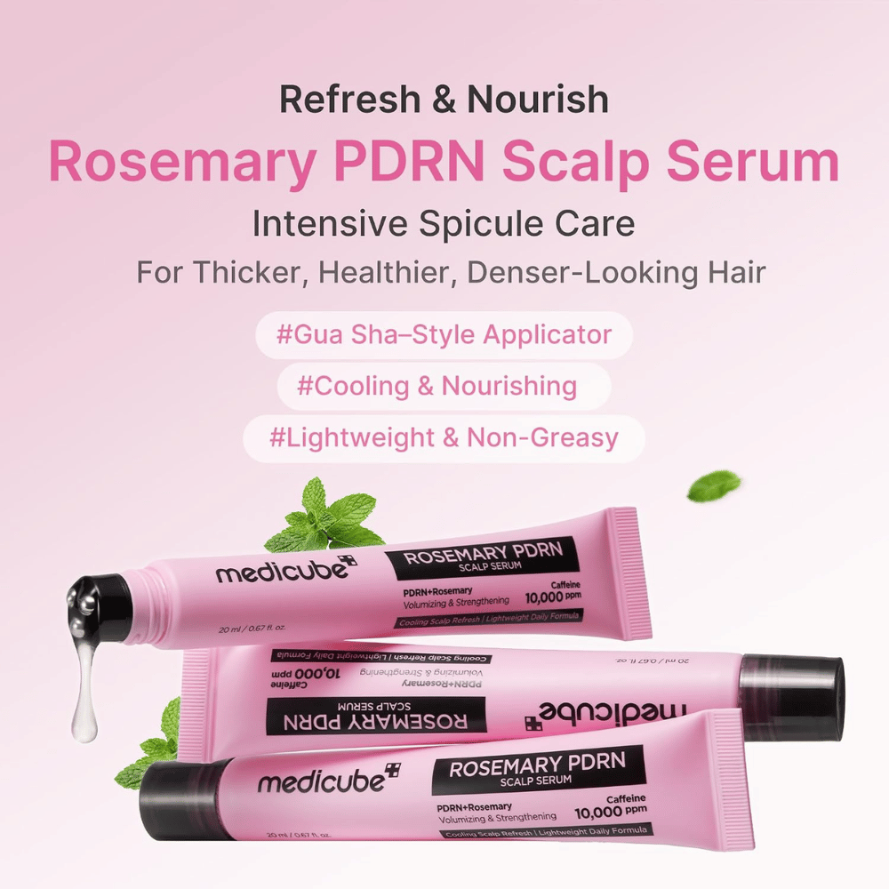 Medicube Rosemary PDRN Scalp Serum – cuidado intensivo para o couro cabeludo e cabelo mais volumoso