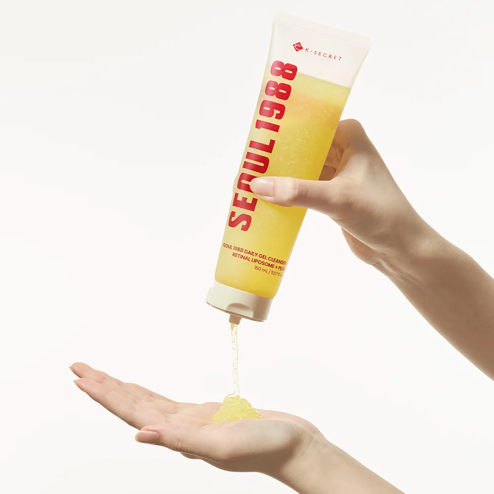 K-SECRET SEOUL 1988 Daily Gel Cleanser – limpeza em gel com retinal liposome e extrato de pera
