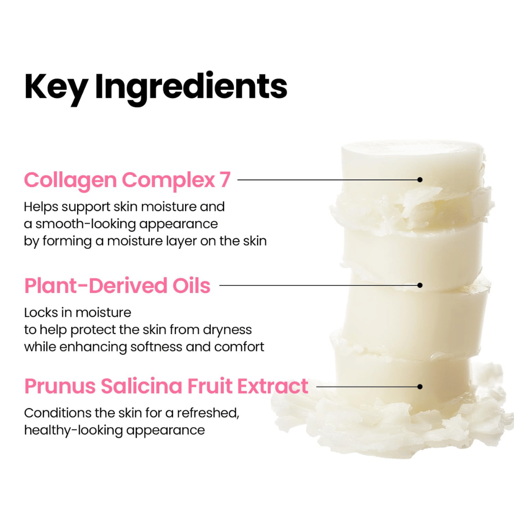 K-SECRET SEOUL 1988 Multi Balm com Collagen Complex 7, óleos vegetais e extrato de ameixa para hidratação e uma pele mais suave.
