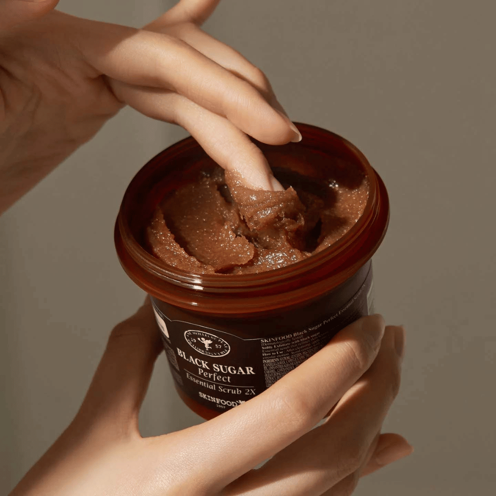 Palavras-chave: SKINFOOD Black Sugar Perfect Essential Scrub 2X 210g
