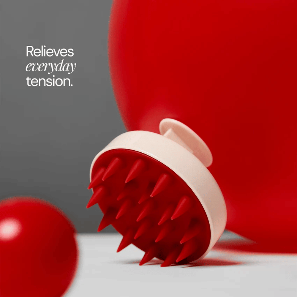 Scalp Massage Brush – escova de massagem para o couro cabeludo que apoia o crescimento natural do cabelo