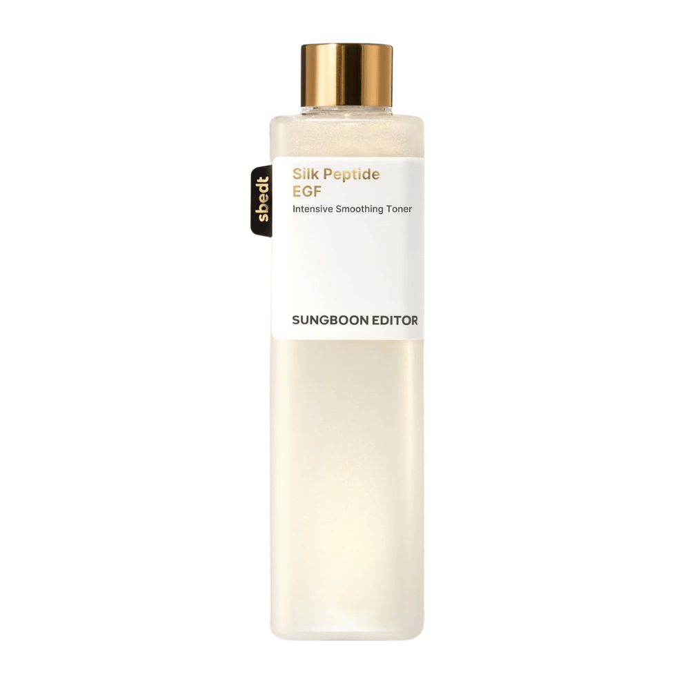 1. SUNGBOON EDITOR Silk Peptide EGF Intensive Smoothing Toner – imagem do produto do tónico