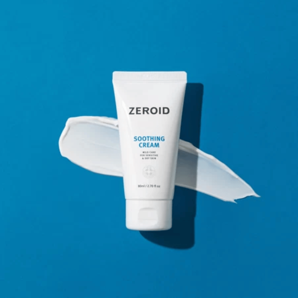 ZEROID Soothing Cream com propriedades de reforço da barreira e hidratação para pele sensível