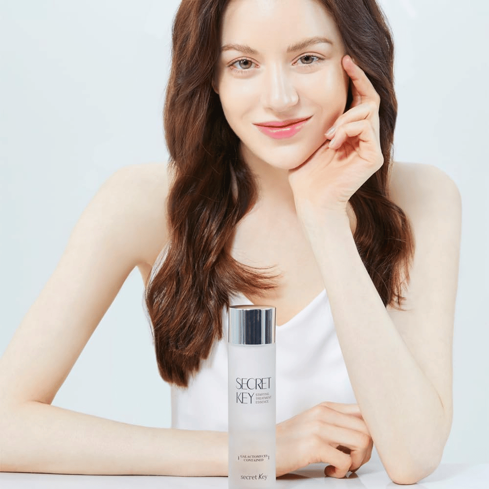 Secret Key Starting Treatment Essence – essência hidratante com galactomyces que dá brilho e uniformiza o tom da pele.