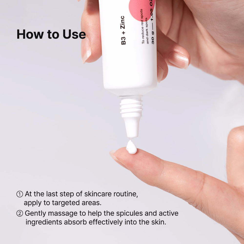 TIA'M AC Fighting Spot RX Cream – aplica-se em áreas específicas na última etapa da rotina de cuidados com a pele para acalmar e tratar manchas.