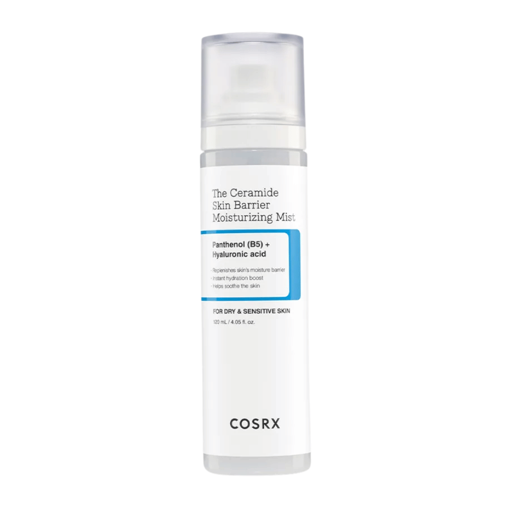 Imagem do produto de COSRX Ceramide Skin Barrier Moisturizing Mist – spray hidratante com pantenol e ácido hialurônico.
