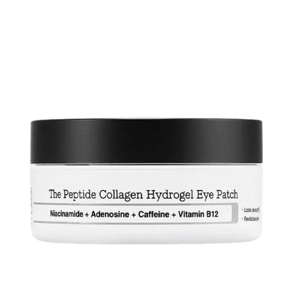 Imagem do produto de COSRX Peptide Collagen Hydrogel Eye Patch – máscara para os olhos com peptídeos e vitamina B12 para brilho e firmeza.