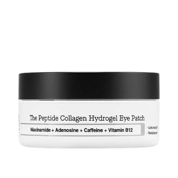 Imagem do produto de COSRX Peptide Collagen Hydrogel Eye Patch – máscara para os olhos com peptídeos e vitamina B12 para brilho e firmeza.