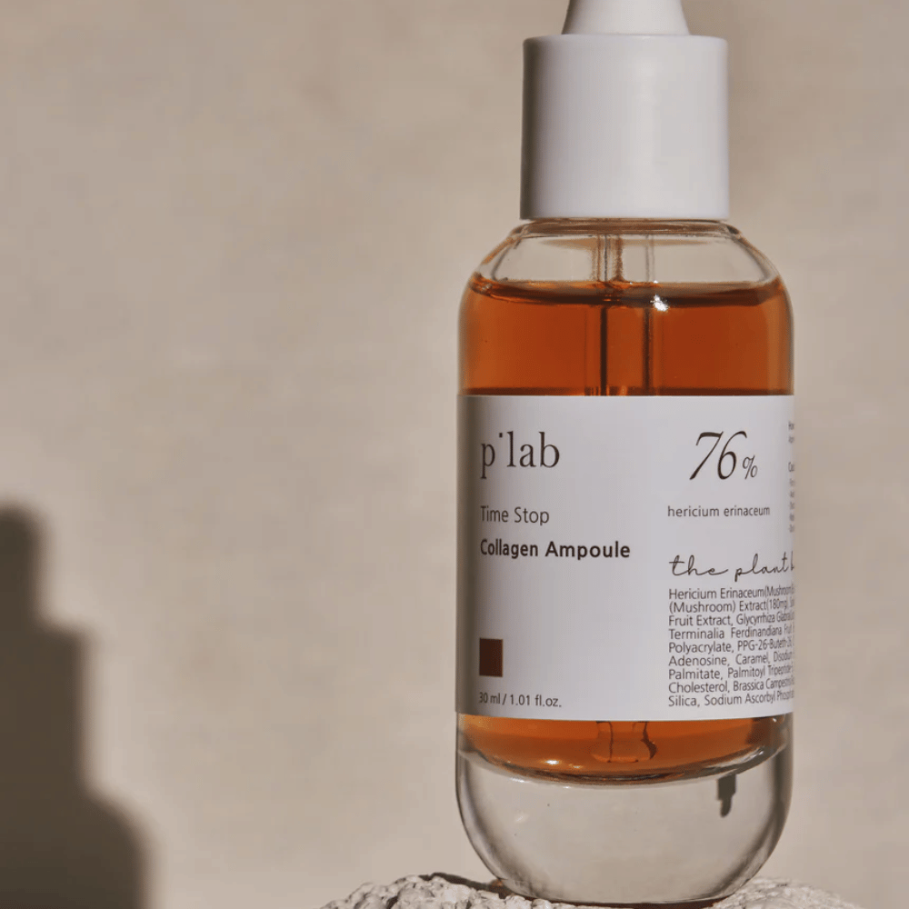p’lab Time Stop Collagen Ampoule – Uma ampola poderosa para a elasticidade e brilho da pele.

🍄 76% extrato de Hericium Erinaceum – Estimula a produção de colágeno e fortalece a pele.
💧 Hidratação profunda – Suaviza e melhora a textura da pele.
✨ Efeito anti-envelhecimento – Reduz linhas finas e proporciona uma pele mais firme.

Perfeito para uma pele jovem e radiante!