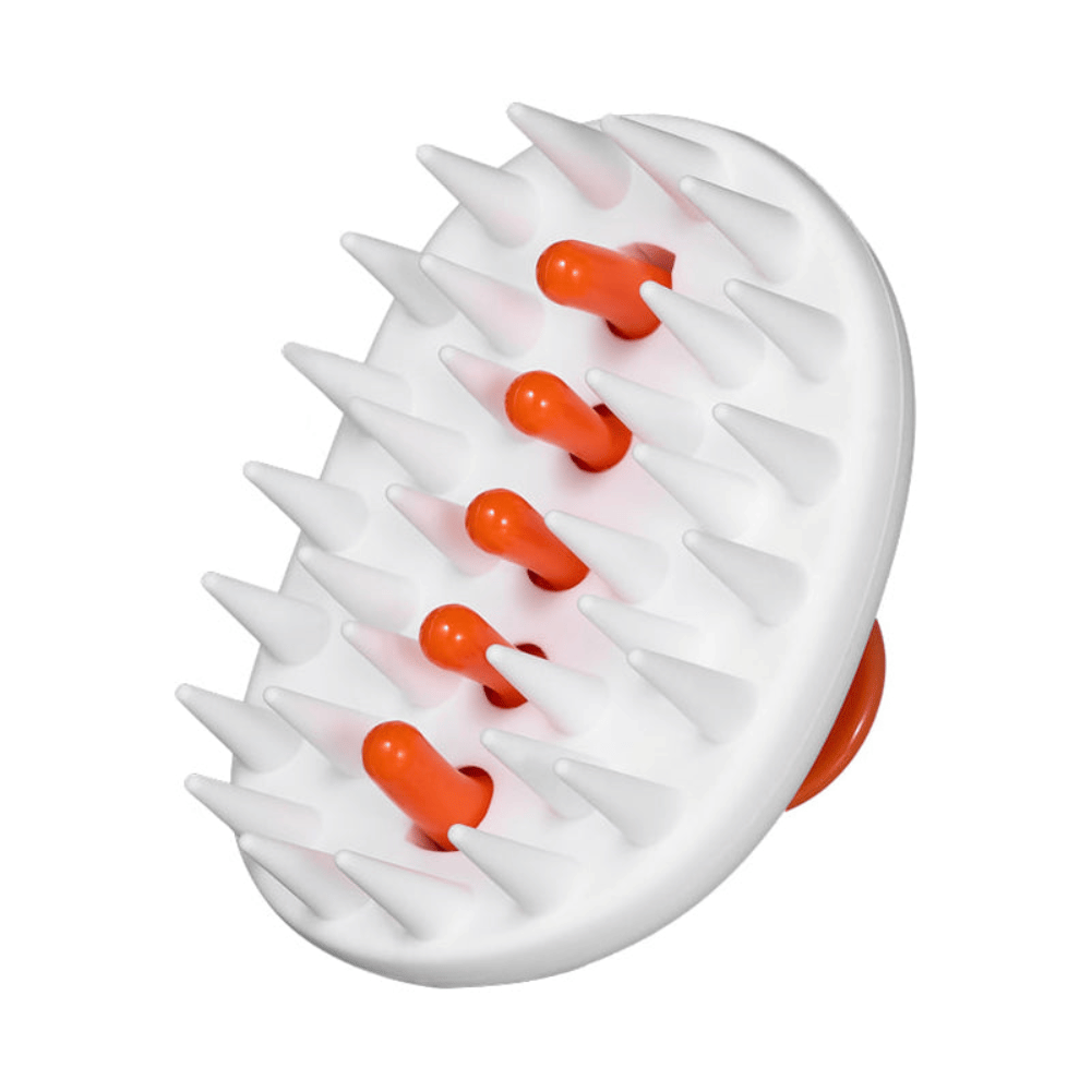 LILYEVE Two-Way Gua Sha Brush com pontas macias de silicone para massagem e limpeza do couro cabeludo