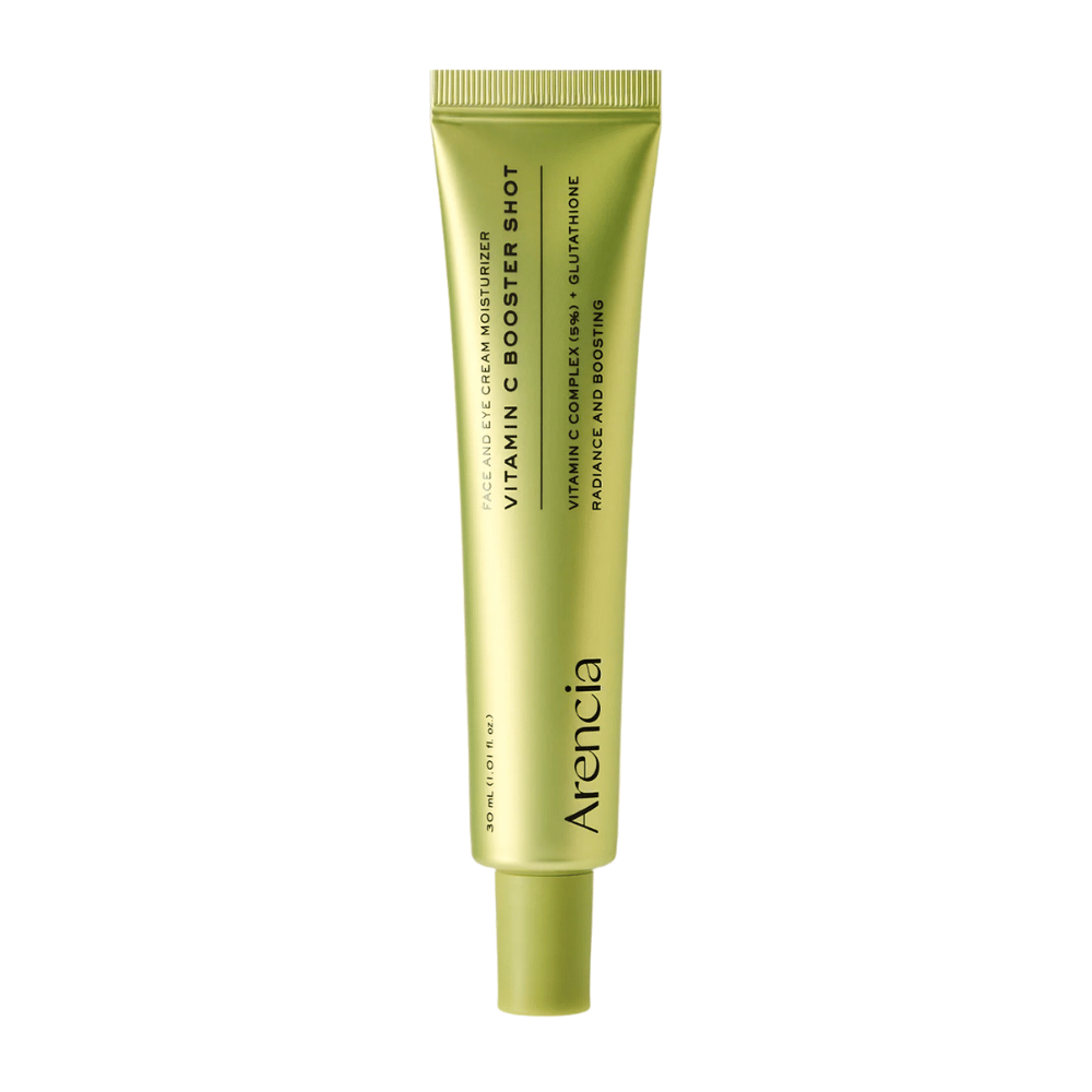 Arencia Vitamin C Booster Shot 30 ml – sérum coreano de vitamina C com glutationa que proporciona brilho, uniformiza o tom de pele e fortalece a barreira da pele