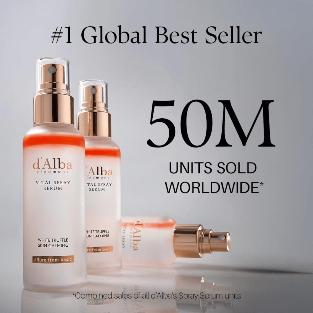 d'Alba White Truffle Vital Spray Serum – sérum em spray mais vendido da coreana d'Alba
