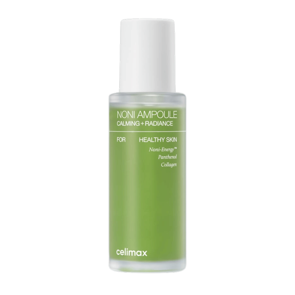 Celimax Noni Energy Ampoule acalma e hidrata a pele com o poder do extrato de noni, pantenol e colágeno. Melhora a elasticidade da pele e proporciona um brilho natural. Perfeito para pele sensível e cansada.