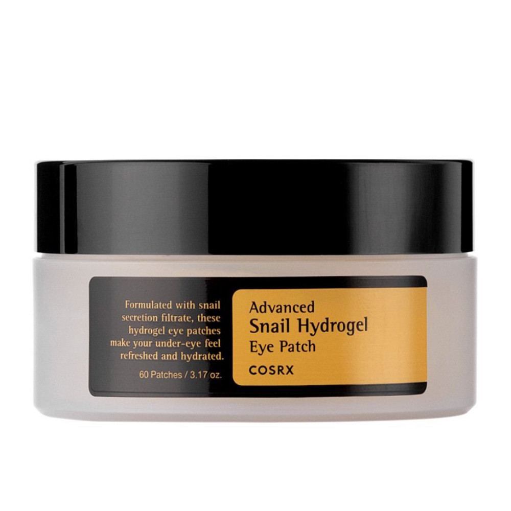 COSRX Advanced Snail Hydrogel Eye Patch 60 unid com extrato de caracol.