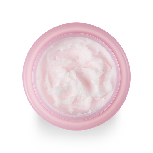 Um frasco rosa com uma pequena quantidade de Clean It Zero Cleansing Balm Original 100ml de BANILA CO dentro, usado para limpeza e cuidados com a pele.