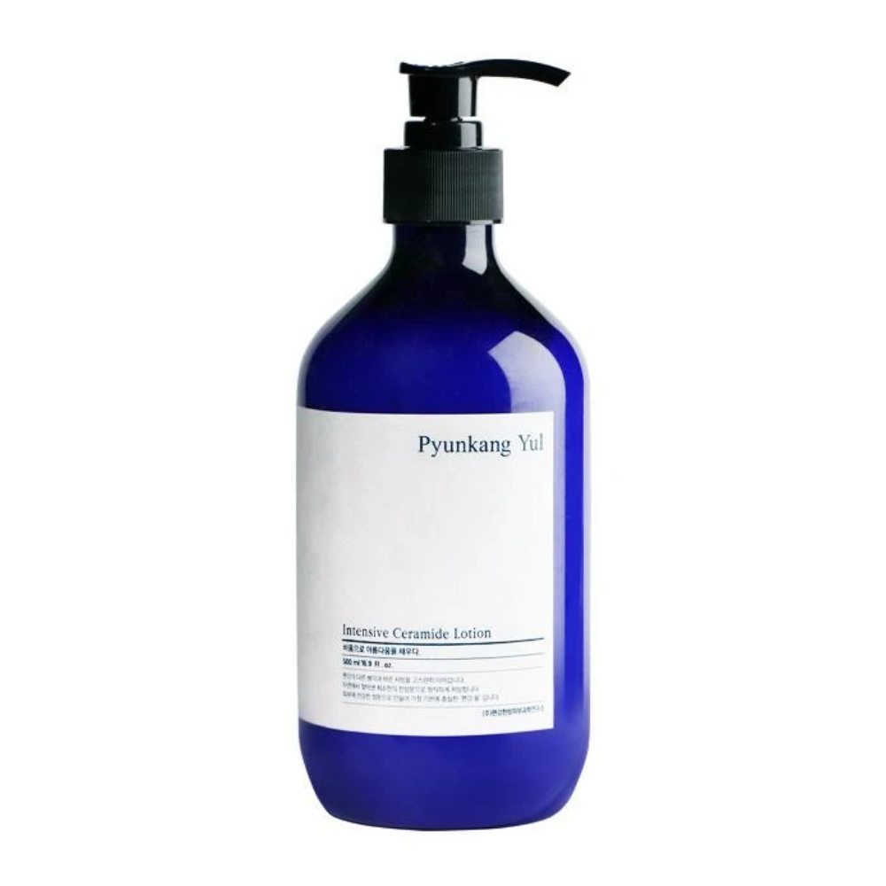 Uma garrafa Pyunkang Yul Intensive Ceramide Lotion 500ml.